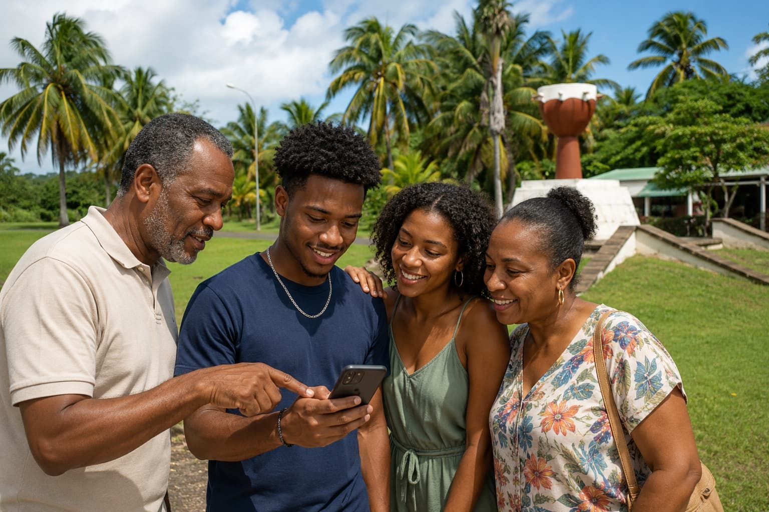Communauté Karuk'O en Guadeloupe.