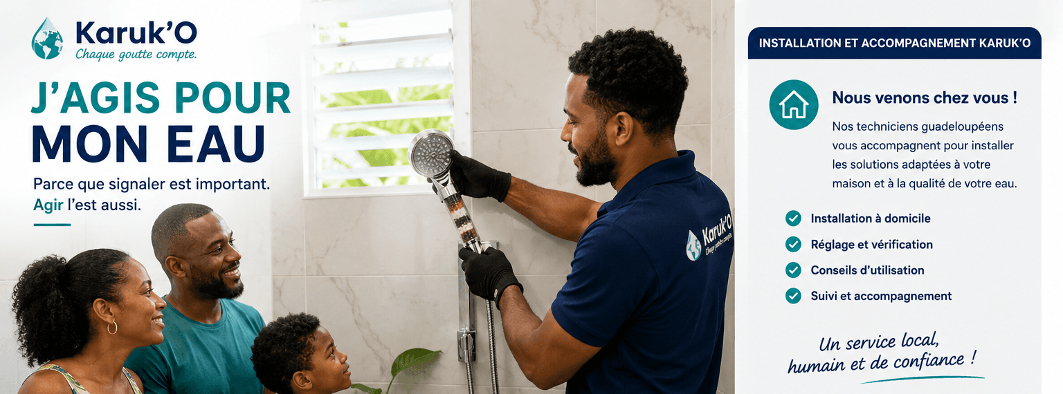 J'agis pour mon eau - solutions installées à domicile et accompagnement Karuk'O